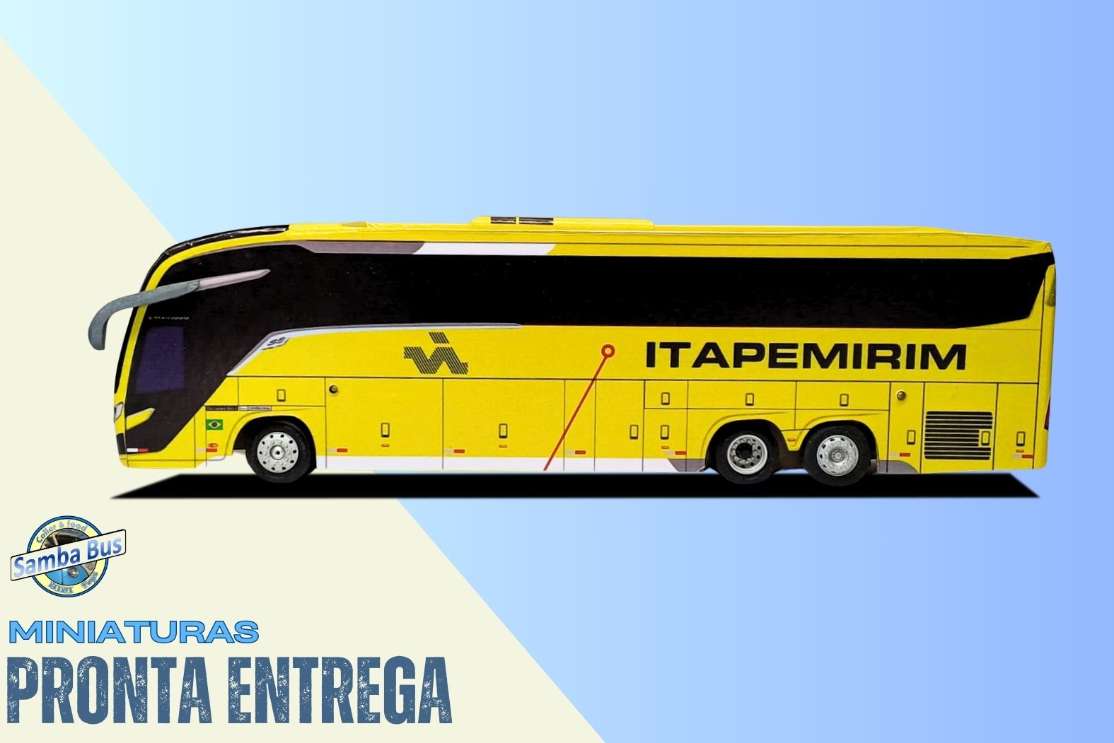 Miniaturas de Ônibus Pronta Entrega Samba Bus Miniaturas