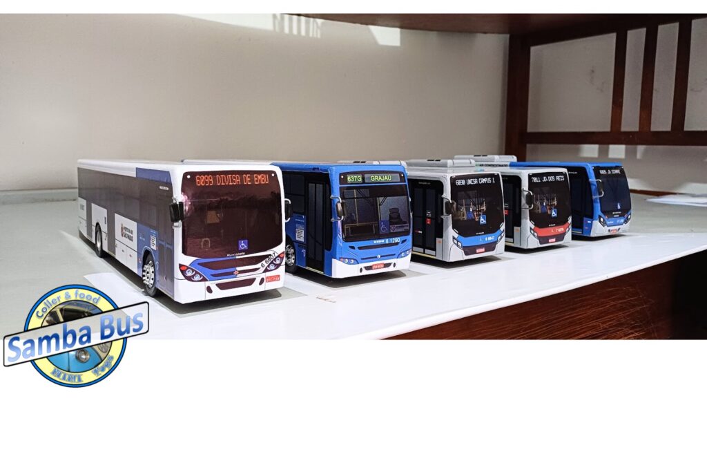 Ônibus em Miniatura Samba Bus Miniaturas de Ônibus