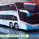 Miniatura de Ônibus Emtram Marcopolo New G7