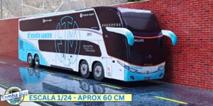 Miniatura de Ônibus Emtram Marcopolo New G7