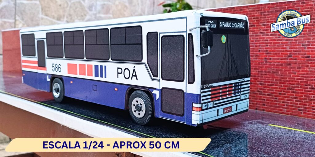 Miniatura de Ônibus Urbano Caio Vitória