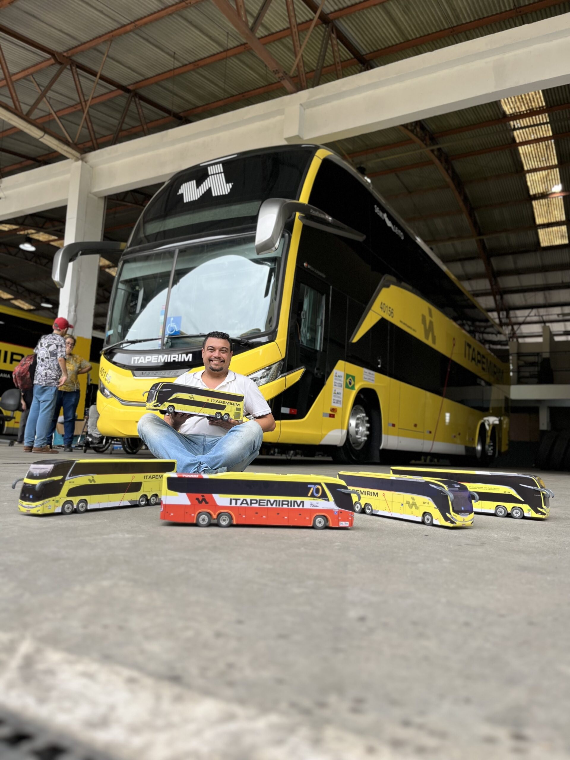 Miniaturas de Ônibus Samba Bus Mauro Alcaraz