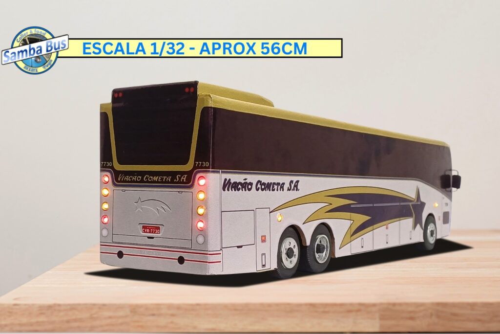 Miniatura de Ônibus CMA Cometa Estrelão
