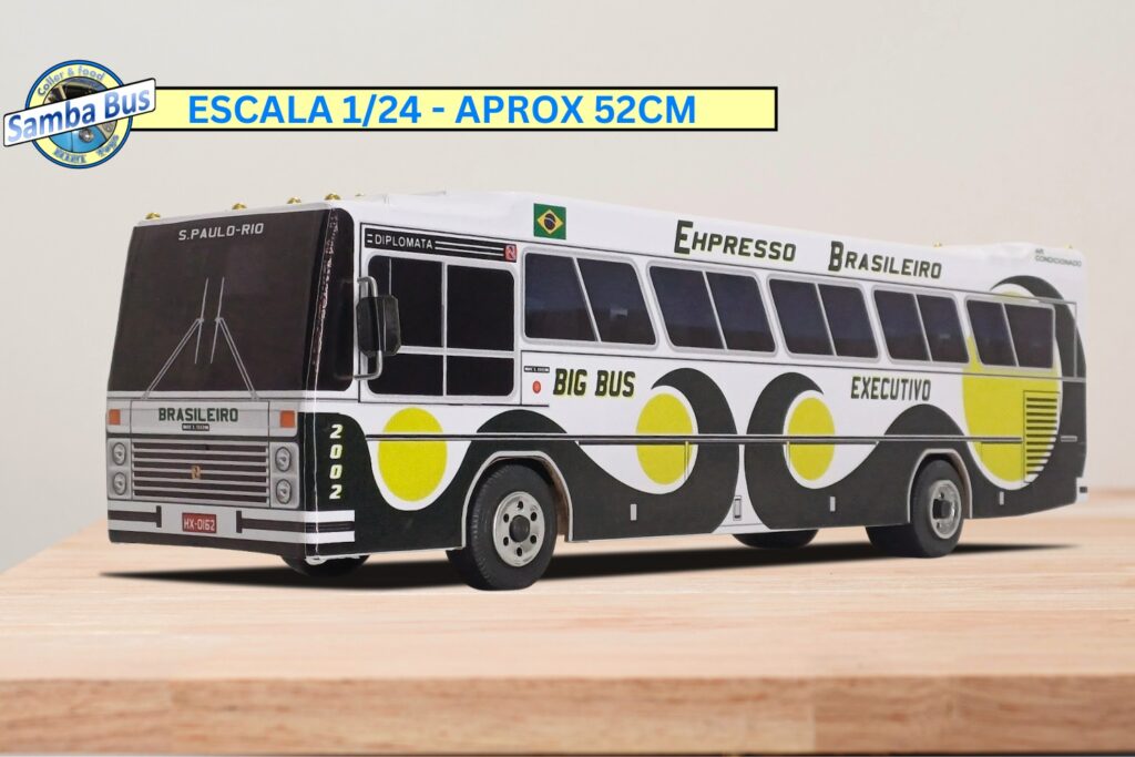 Miniatura de Ônibus Expresso Brasileiro Nielson Diplomata (2)