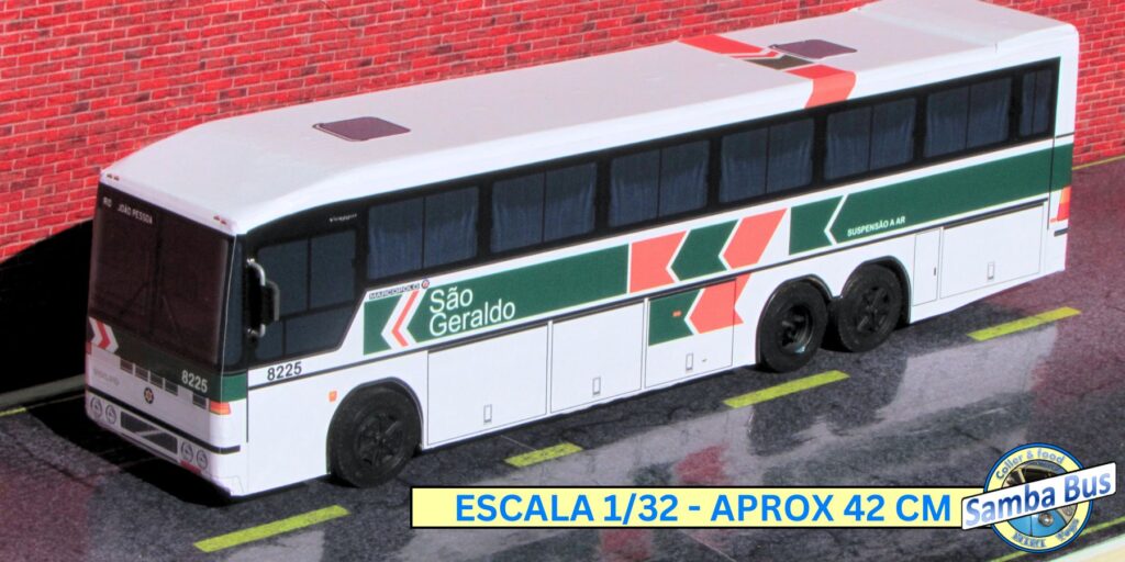 Miniatura de Ônibus São Geraldo Marcopolo G4
