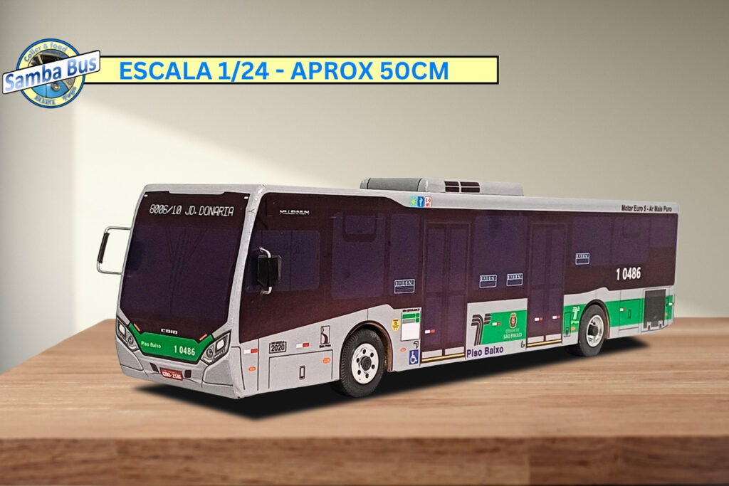 Miniatura de Ônibus Caio Millennium 4 