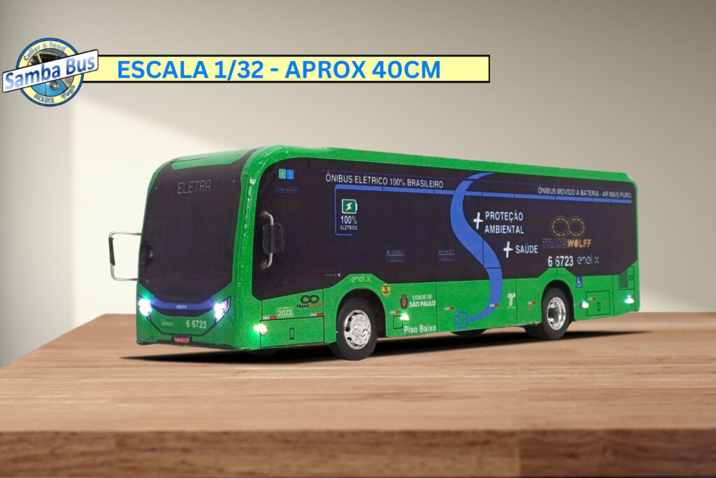 Miniatura de Ônibus Urbano Elétrico Trans Wolf Caio E-Millennium (5)