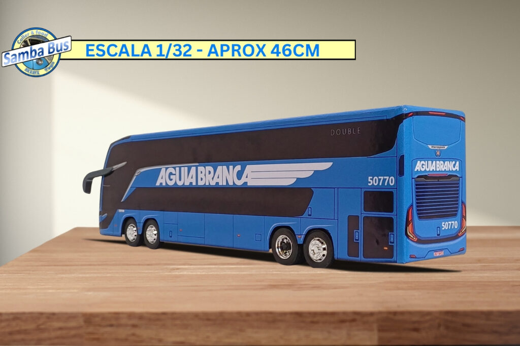 Miniatura de Ônibus Viação Águia Branca Marcopolo G8