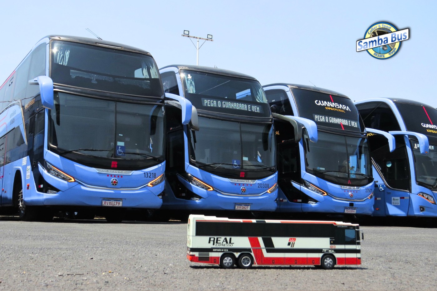 Samba Bus Miniaturas no 2º Encontro de Busólogos da Guanabara em Brasília