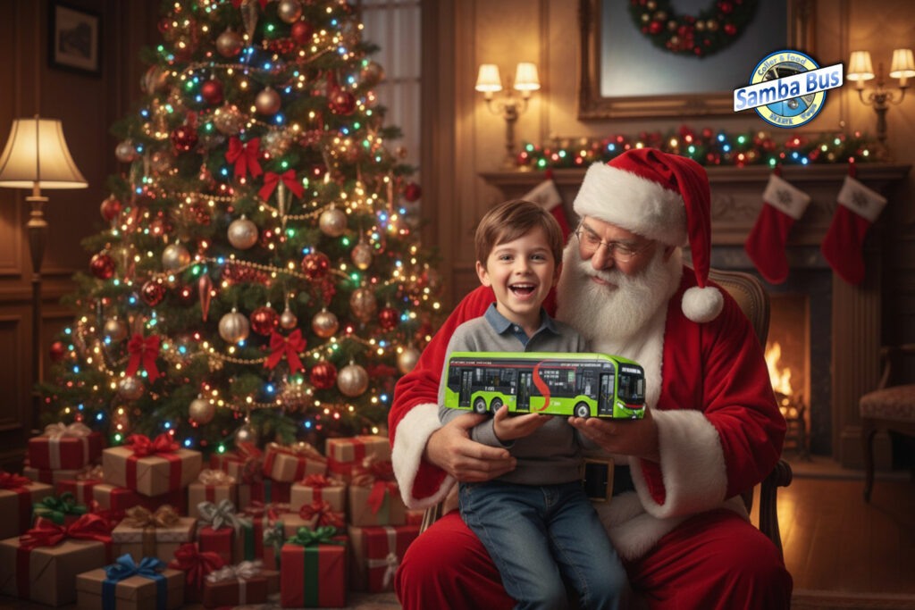 Miniatura de Ônibus como presente de Natal