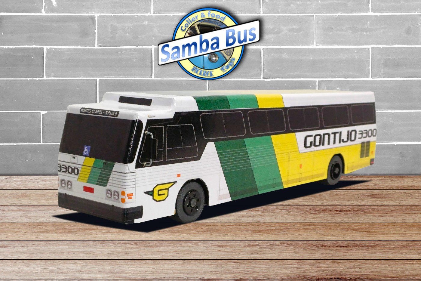 Miniatura de Ônibus CMA Flecha Azul Gontijo