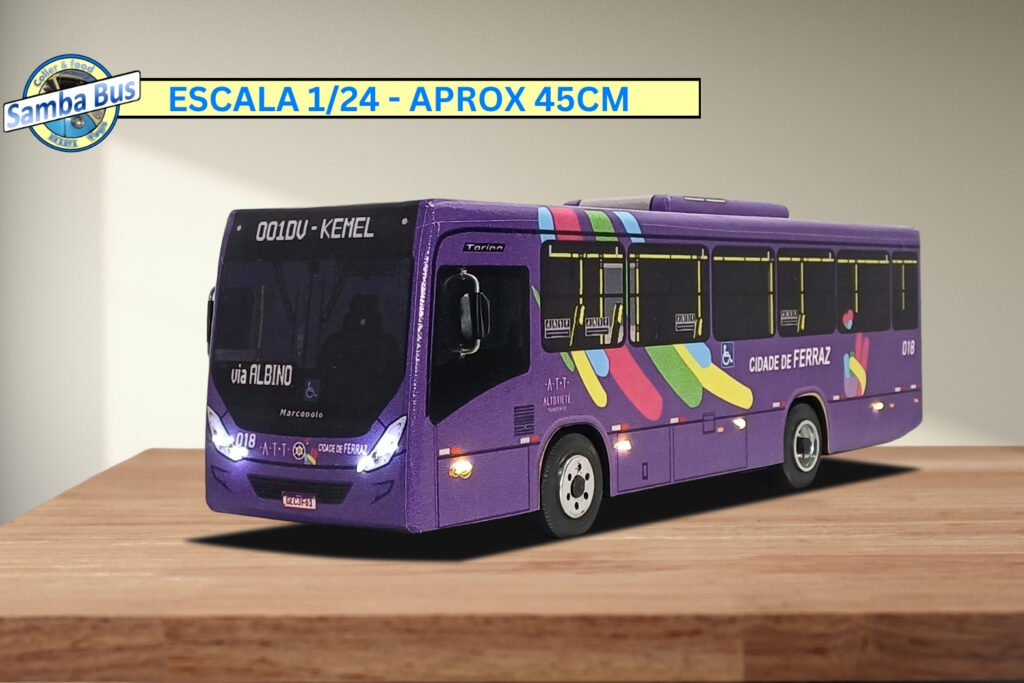 Miniatura de Ônibus Cidade de Ferraz de Vasconcelos (3)