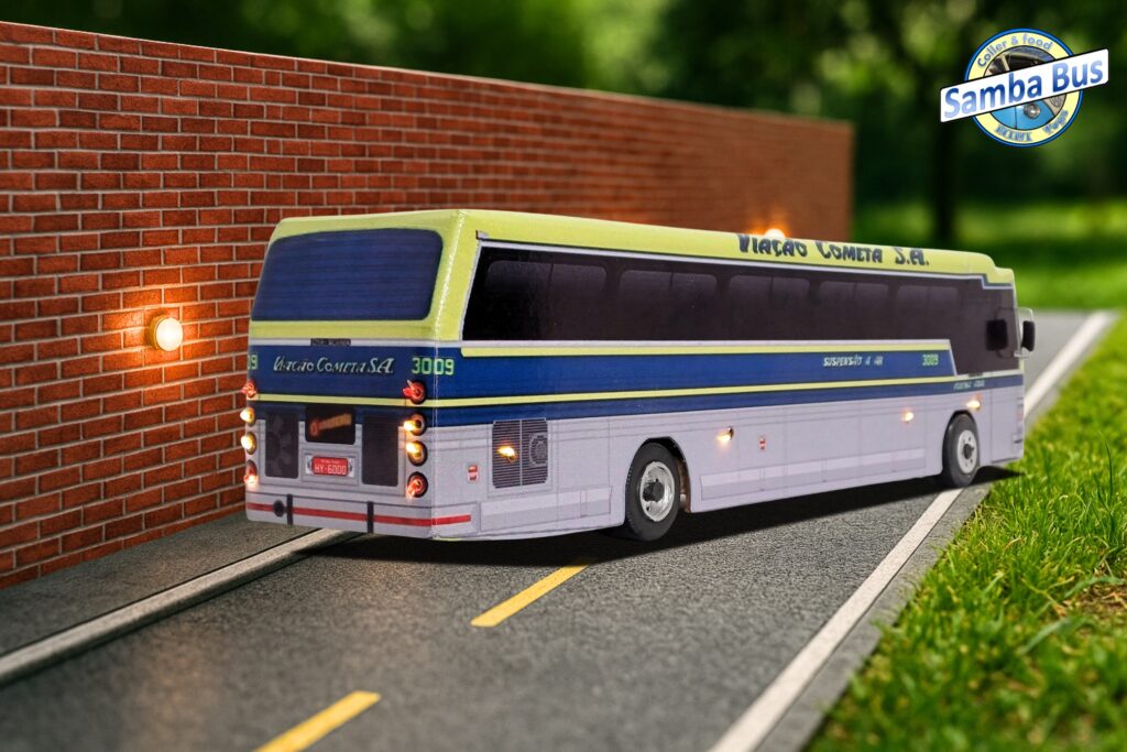 Miniatura de Ônibus Cometa com LED