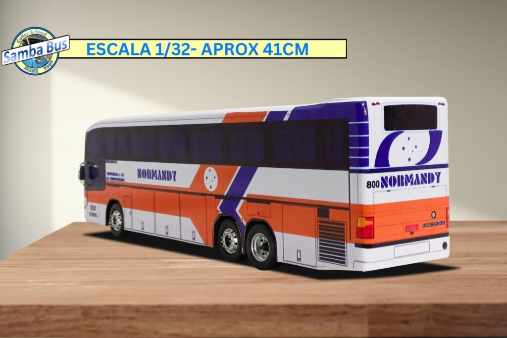 Miniatura de Ônibus Normandy Marcopolo Paradiso G4 (2)