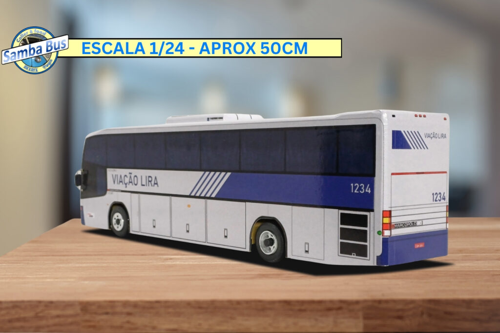 Miniatura de Ônibus Viação Lira Marcopolo Paradiso GV (4)
