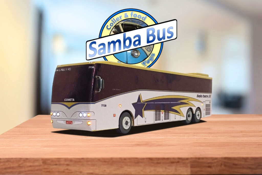 Miniatura de Ônibus com Led Cometa