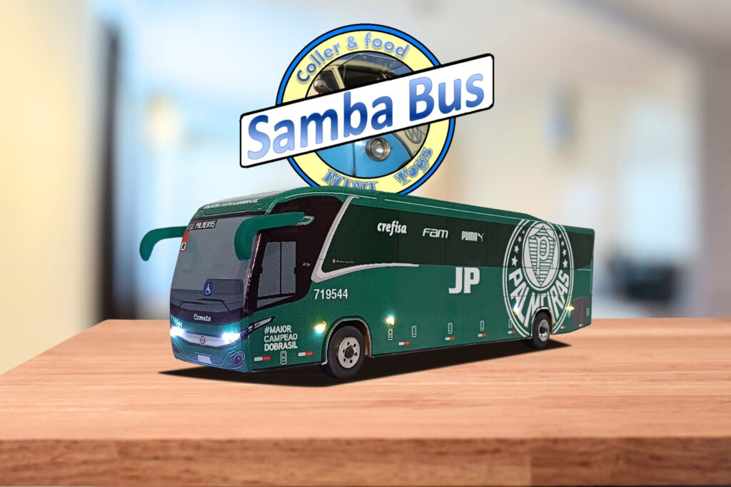 Miniatura de Ônibus com Led Palmeiras
