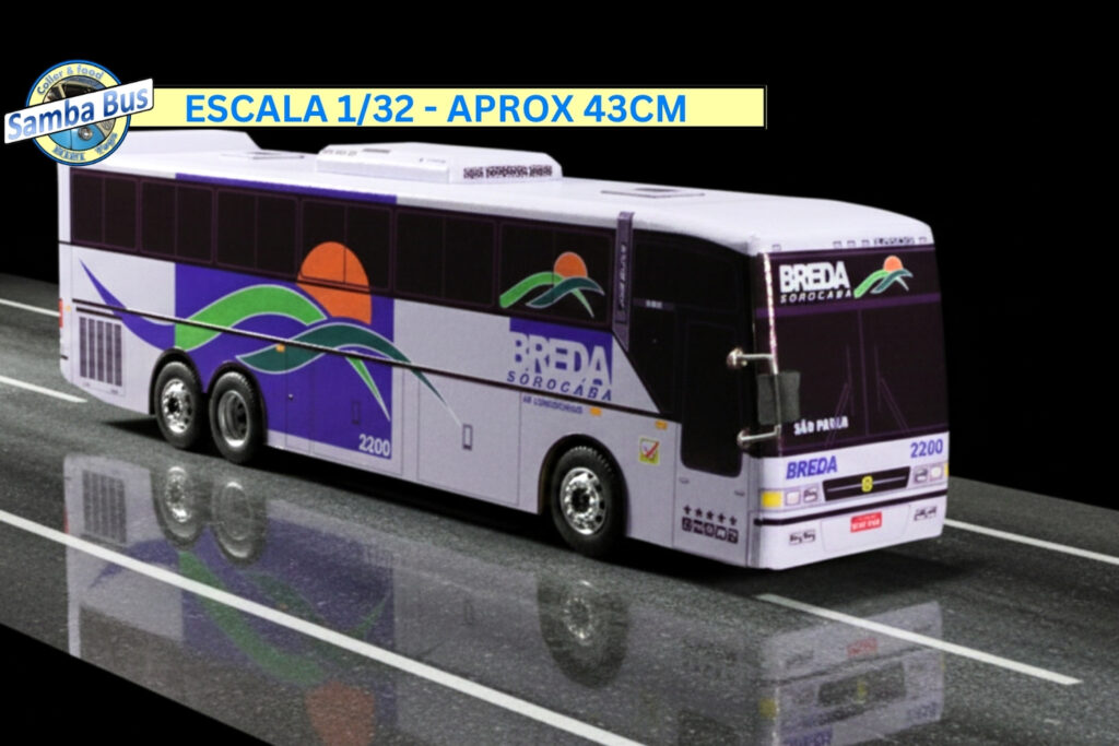 Miniatura de Ônibus Breda Sorocaba Busscar Jum Buss (1)