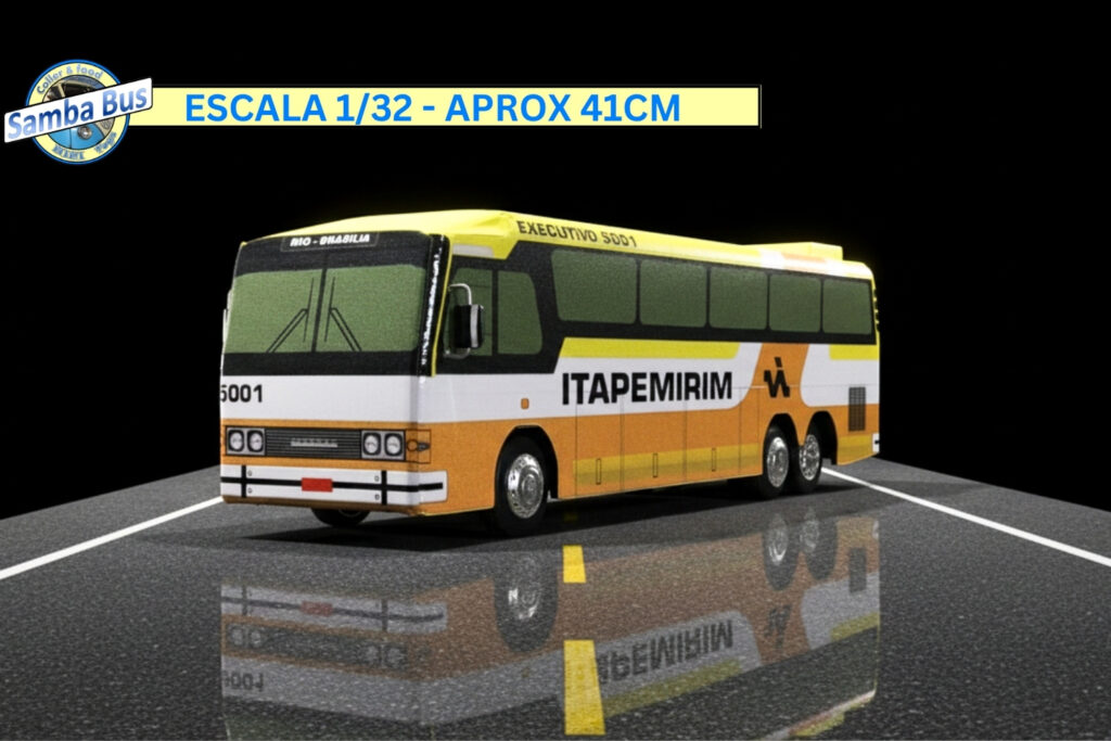 Miniaturas de Ônibus Clássicos Itapemirim