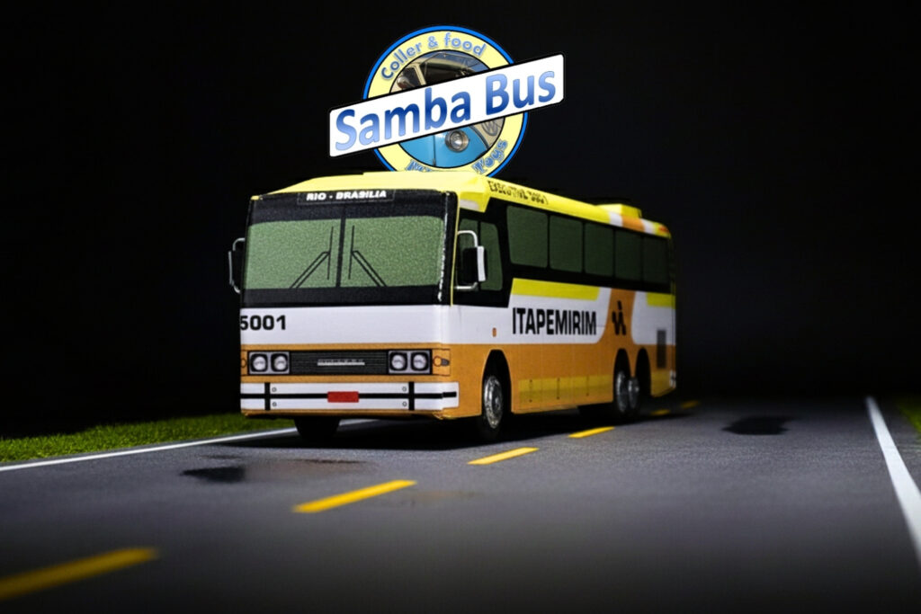 Miniatura de Ônibus Ciferal Dinossauro Itapemirim