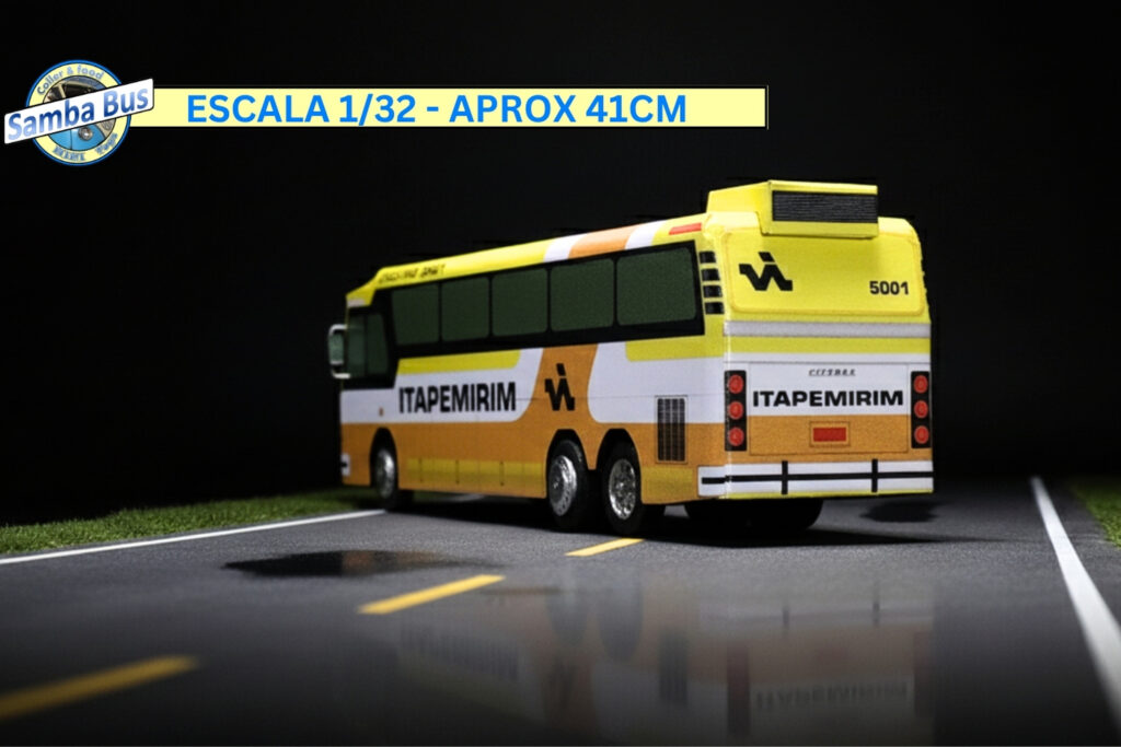 Miniatura de Ônibus Ciferal Dinossauro Itapemirim (2)