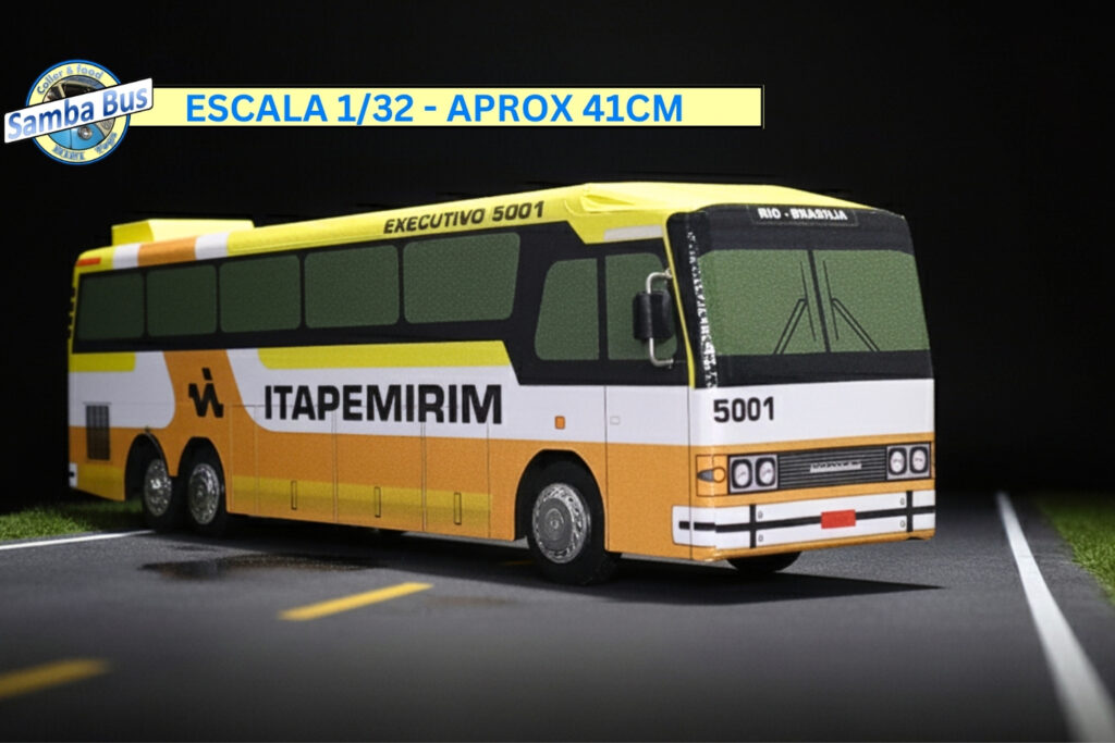 Miniatura de Ônibus Ciferal Dinossauro Itapemirim (3)