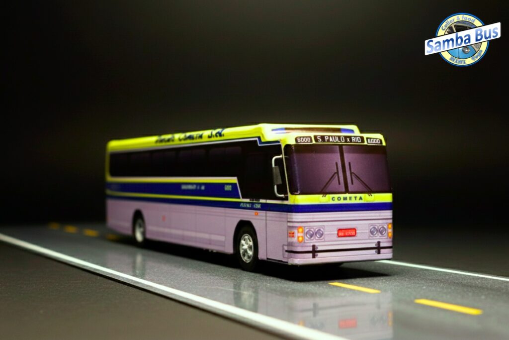 Miniatura de Ônibus Cometa Samba Bus