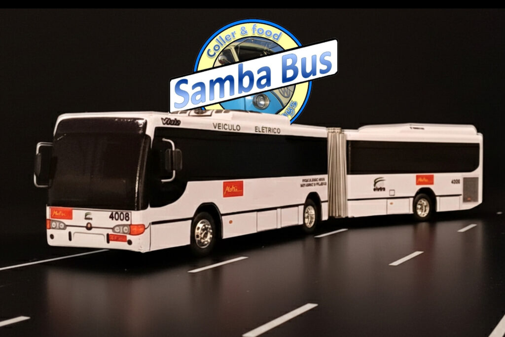 Miniatura de Ônibus Híbrido Metra