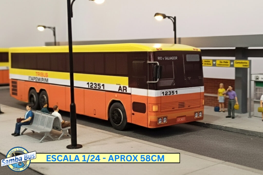 Miniatura Viação Itapemirim Tribus 2 Escala 1/24
