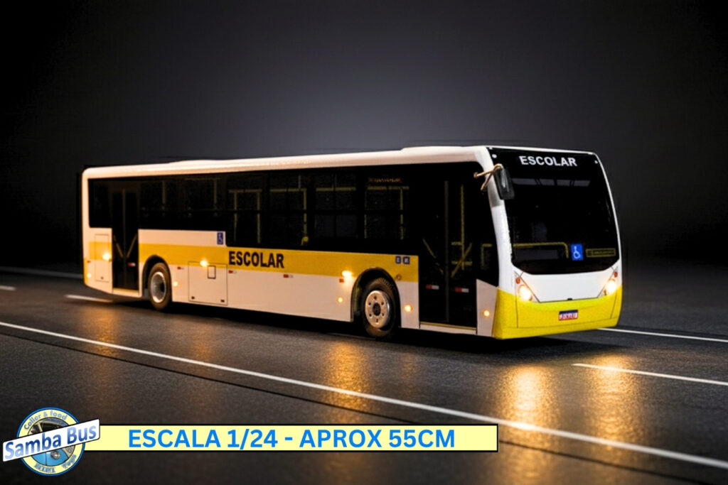 Miniatura de Ônibus Escolar Caio Millennium (2)