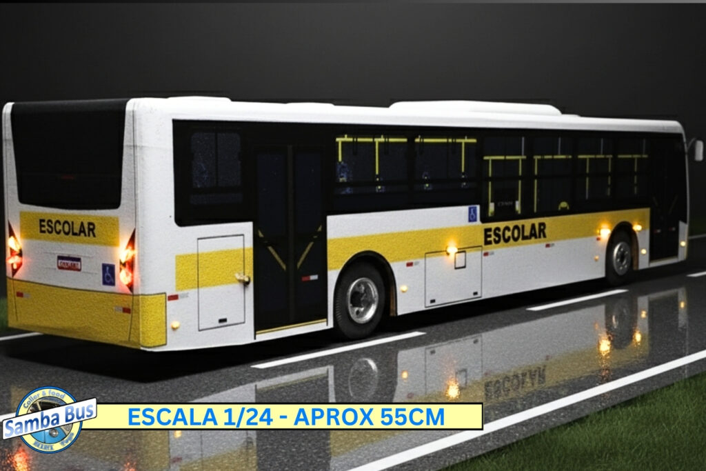 Miniatura de Ônibus Escolar Caio Millennium (4)