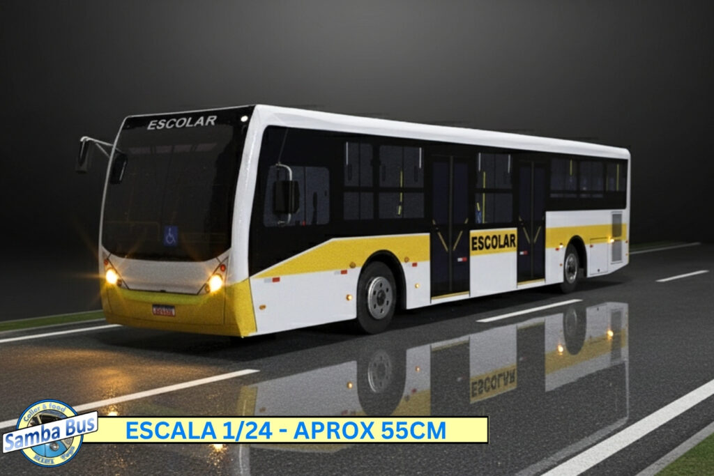 Miniatura de Ônibus Escolar Caio Millennium (5)