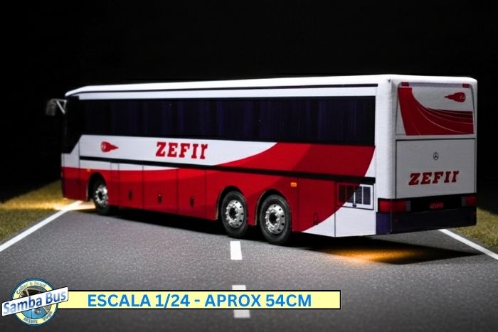 Miniatura de Ônibus Rápido Zefir Monobloco Mercedes Benz O-371 (1)