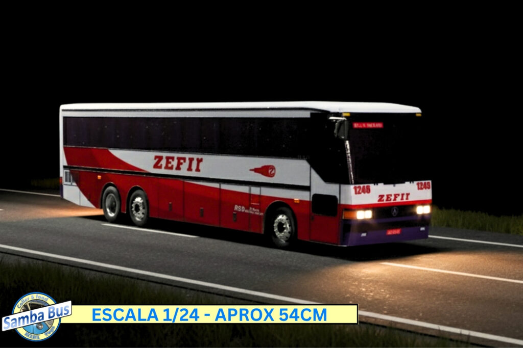 Miniatura de Ônibus Rápido Zefir Monobloco Mercedes Benz O-371 (2)