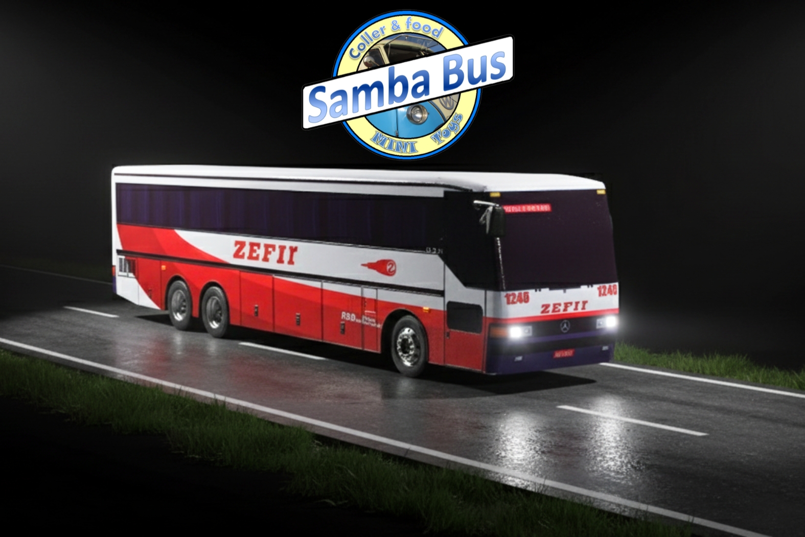 Miniatura de Ônibus Rápido Zefir Escala 1/24