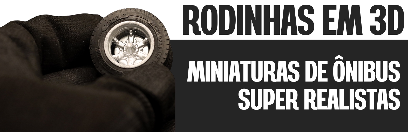 Banners Rodinhas de Miniaturas de Ônibus Samba Bus Miniaturas