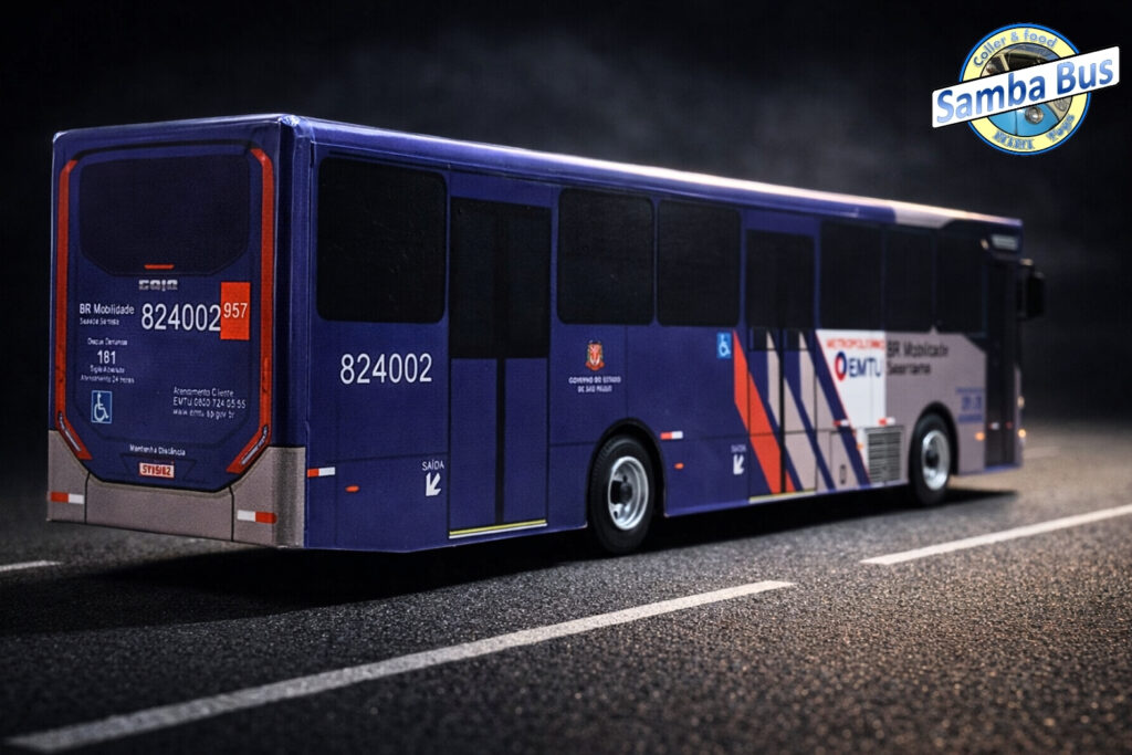 Miniatura de Ônibus BR Mobilidade CAIO Apache VIP (5)