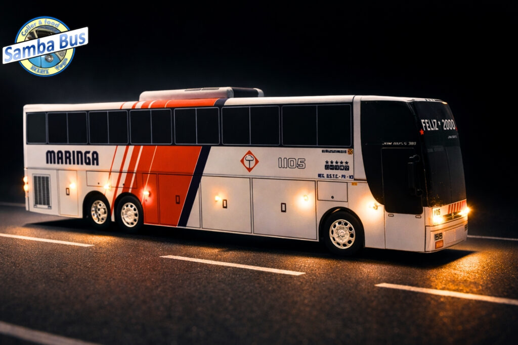 Miniatura de Ônibus Expresso Maringá Busscar Jum Buss (3)