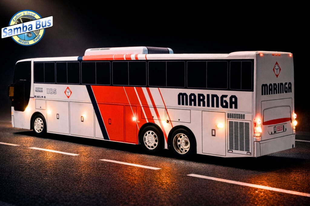 Miniatura de Ônibus Expresso Maringá Busscar Jum Buss (3)