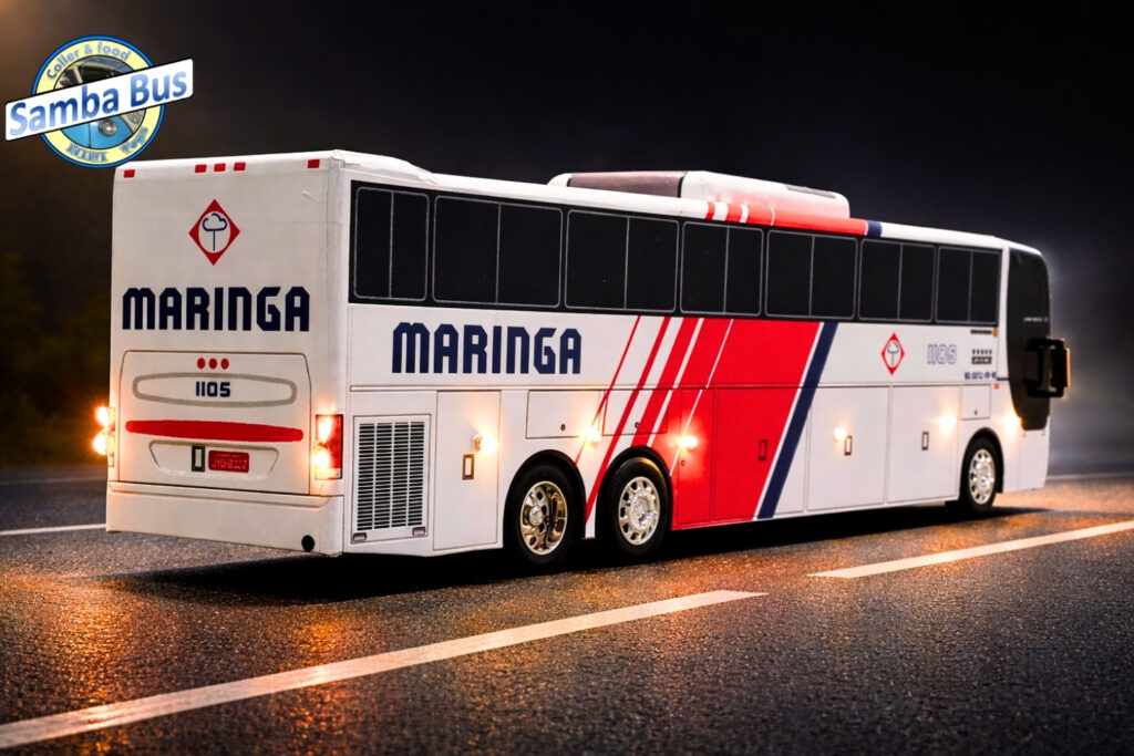 Miniatura de Ônibus Expresso Maringá Busscar Jum Buss (3)
