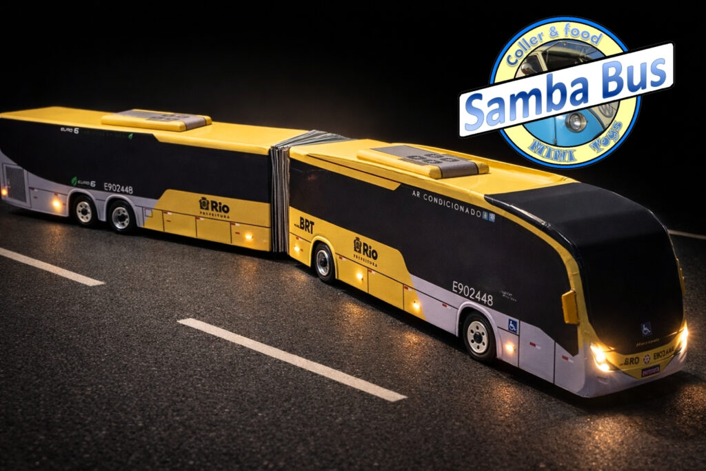 Ônibus Articulado Miniatura Marcopolo Viale Expresso Rio de Janeiro BRT (2)