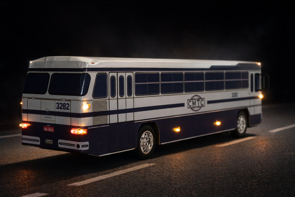 Miniatura de Ônibus CMTC - Samba Bus Miniaturas de Ônibus (4)