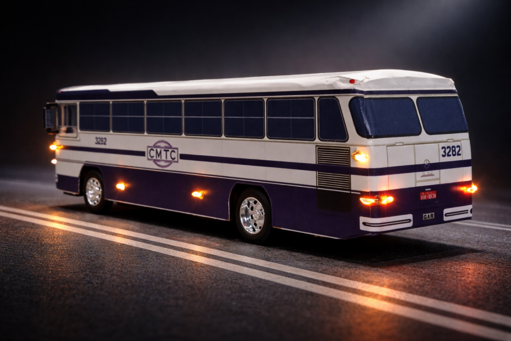 Miniatura de Ônibus CMTC - Samba Bus Miniaturas de Ônibus (4)