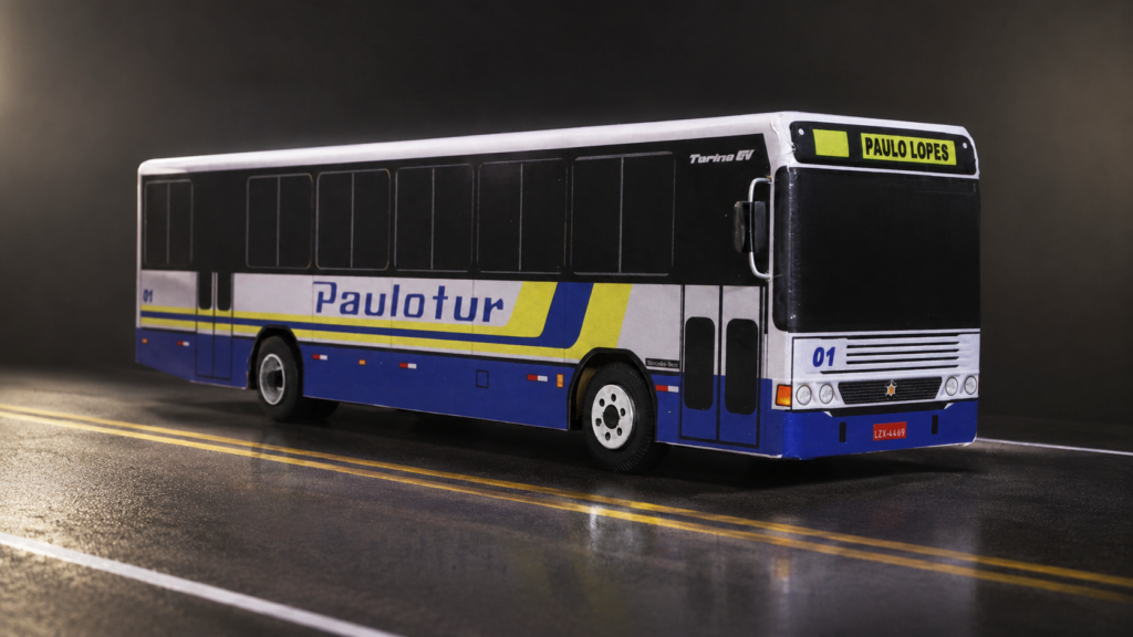 Miniatura de Õnibus PauloTur - Paulo Lopes Marcopolo Torino GV (1)