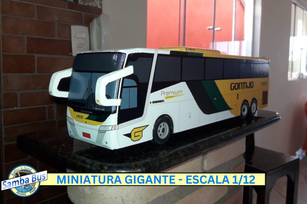 Miniatura de Ônibus Gigante Gontijo Busscar (2)