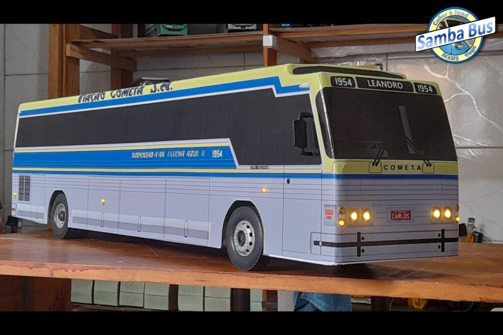 Miniaturas de Ônibus Gigantes Viação Cometa