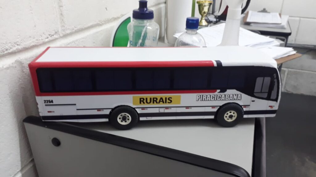 Miniaturas de Ônibus Piracicabana Mascarello Rural