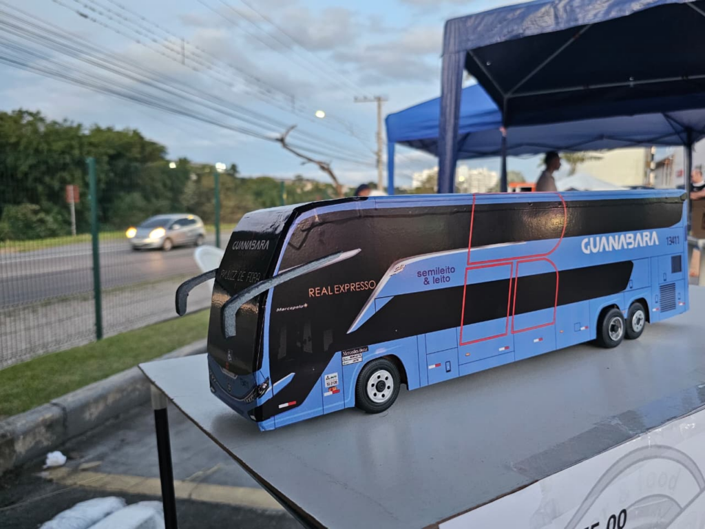 Miniaturas de Ônibus Samba Bus Guanabara Marcopolo G8