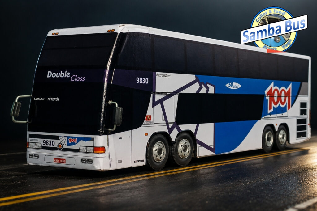 Miniatura de Ônibus Viação 1001 Double Decker (1)