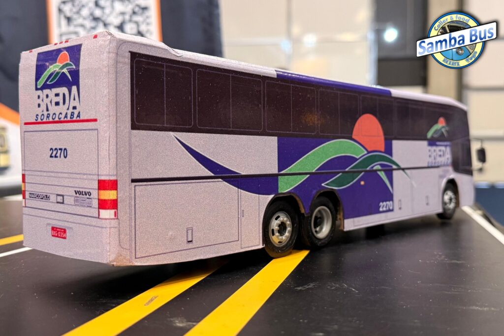 Miniatura de Ônibus Breda Sorocaba - Escala 1/24